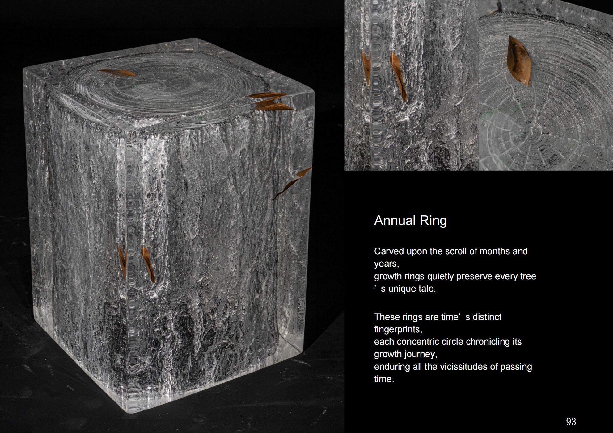 Growth Ring Pouf